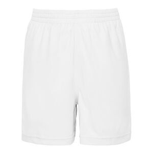 AWDis Just Cool Childrens/Kids Sport Shorts / Arctic White